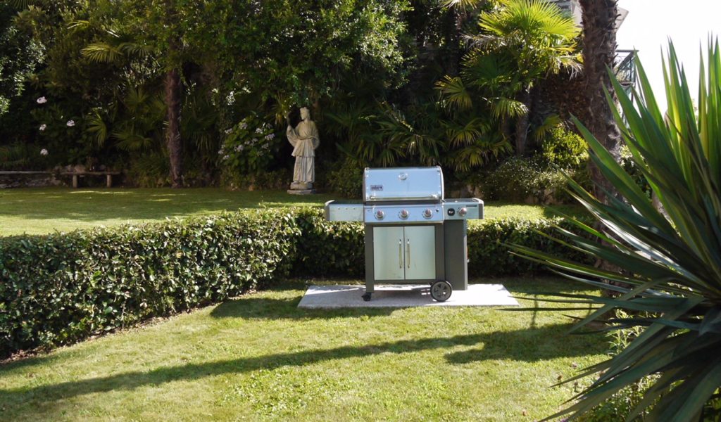 Garten mit Weber-Grill